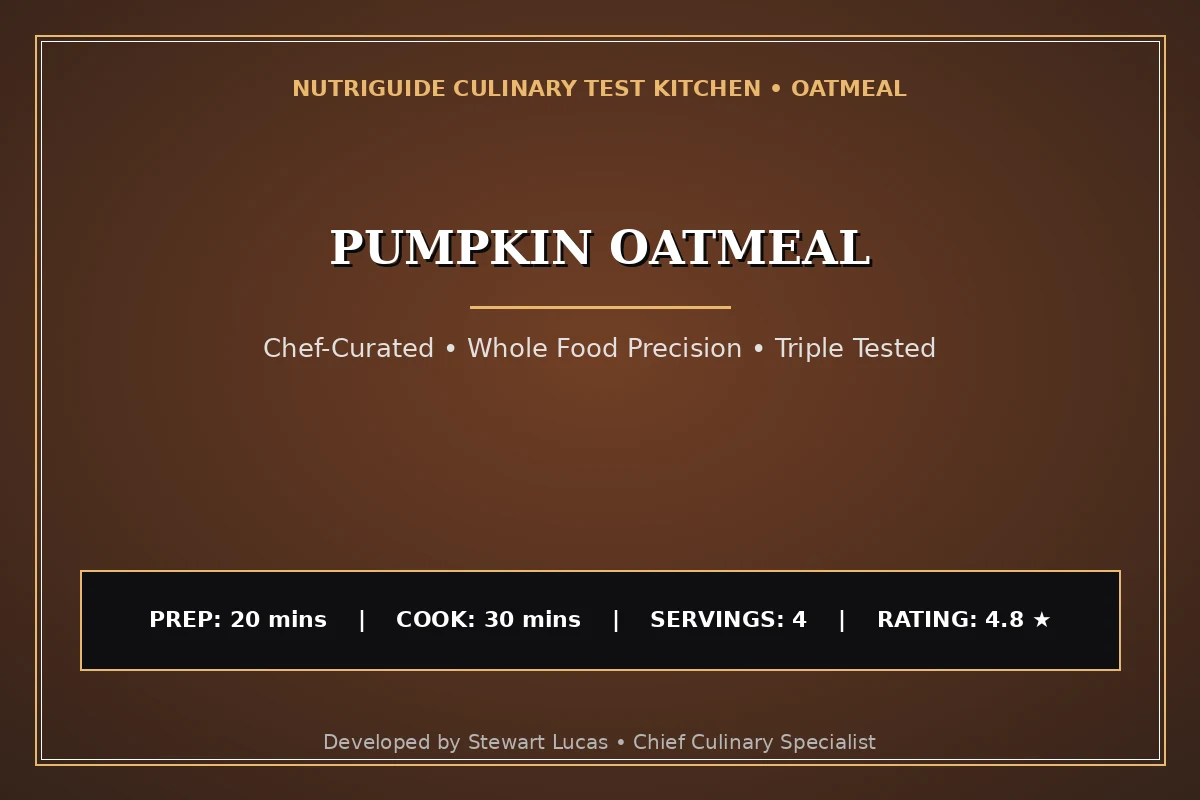 Pumpkin Oatmeal