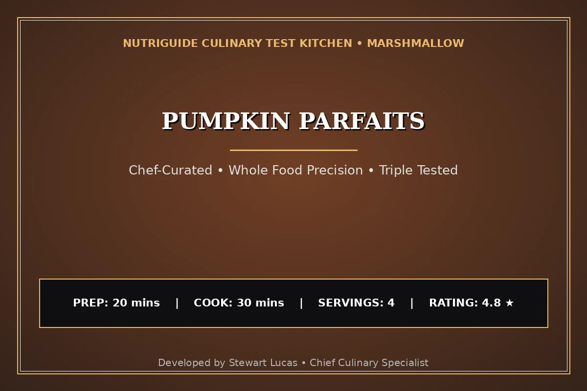 Pumpkin Parfaits