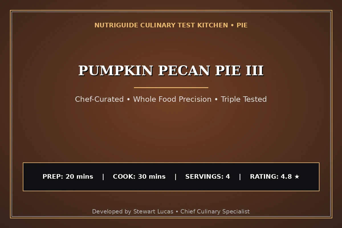 Pumpkin Pecan Pie Iii