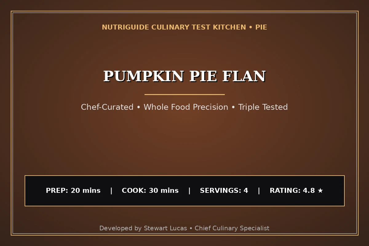 Pumpkin Pie Flan