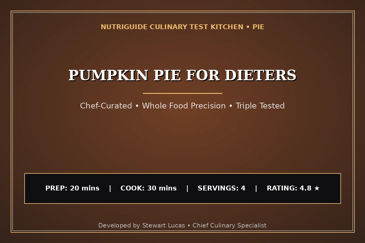 Pumpkin Pie For Dieters