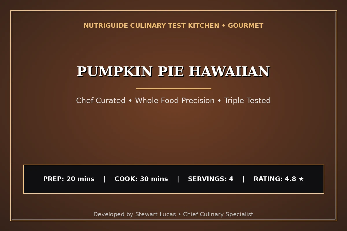 Pumpkin Pie Hawaiian