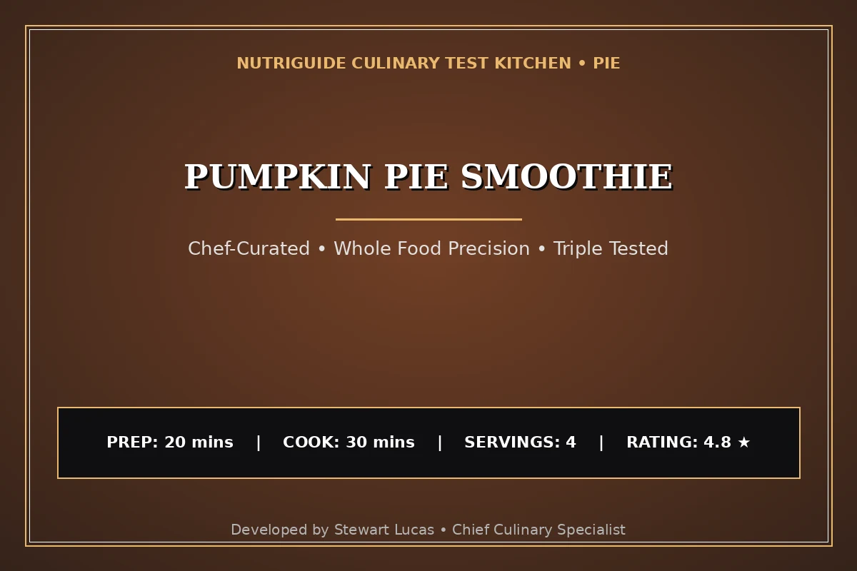 Pumpkin Pie Smoothie