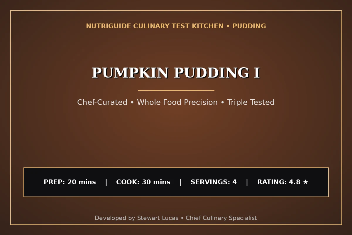 Pumpkin Pudding I