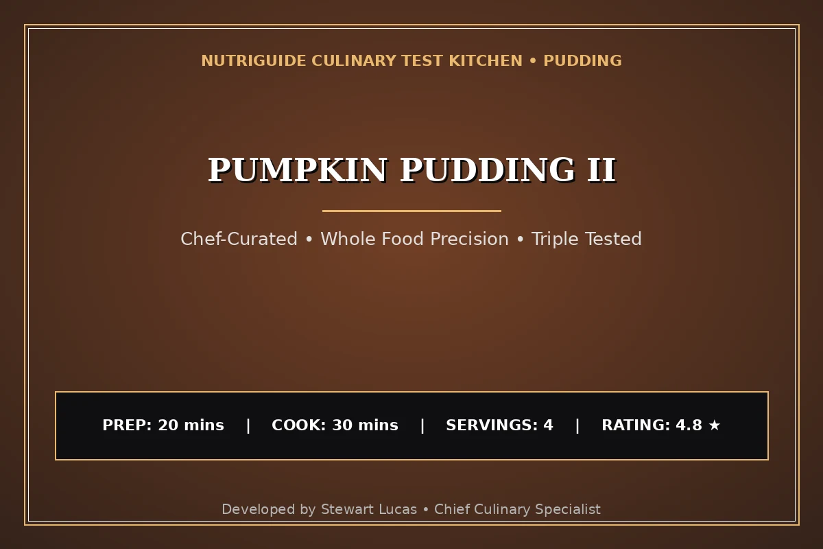 Pumpkin Pudding Ii
