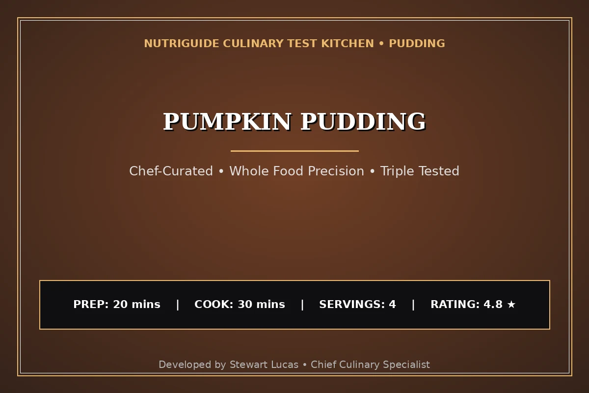 Pumpkin Pudding