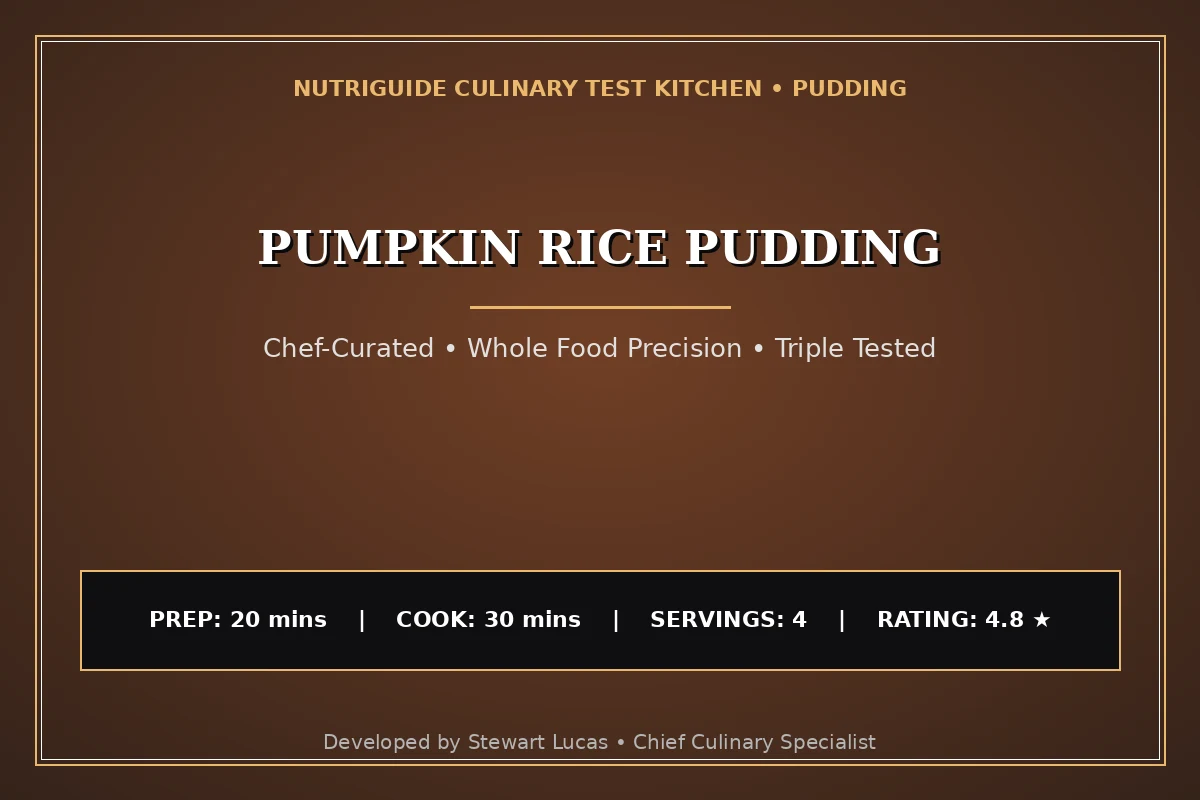 Pumpkin Rice Pudding