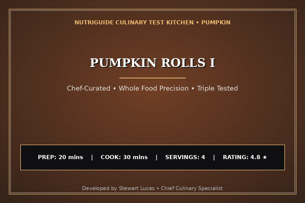 Pumpkin Rolls I