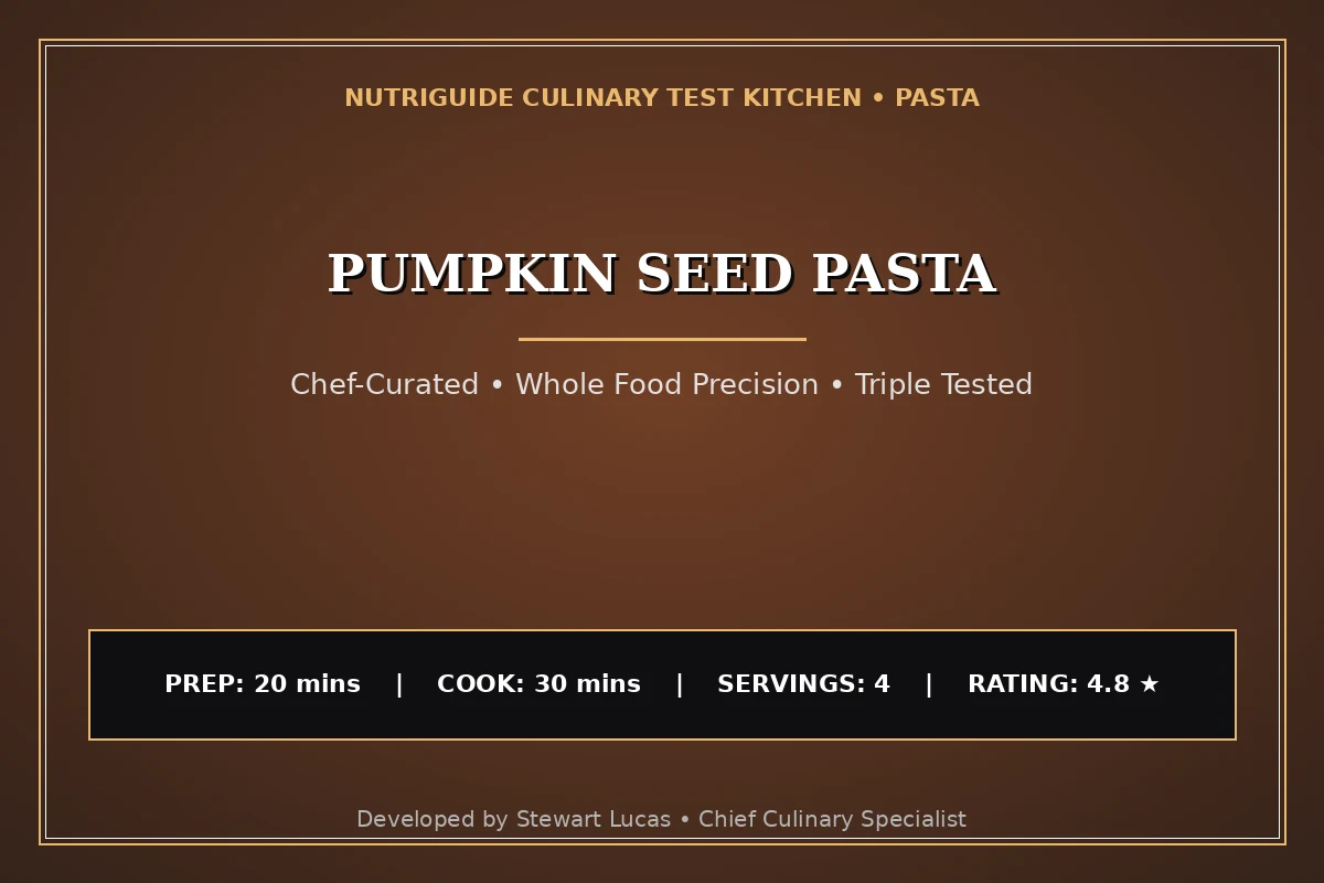 Pumpkin Seed Pasta