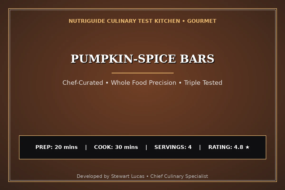Pumpkin-Spice Bars