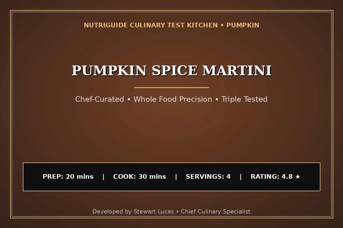Pumpkin Spice Martini