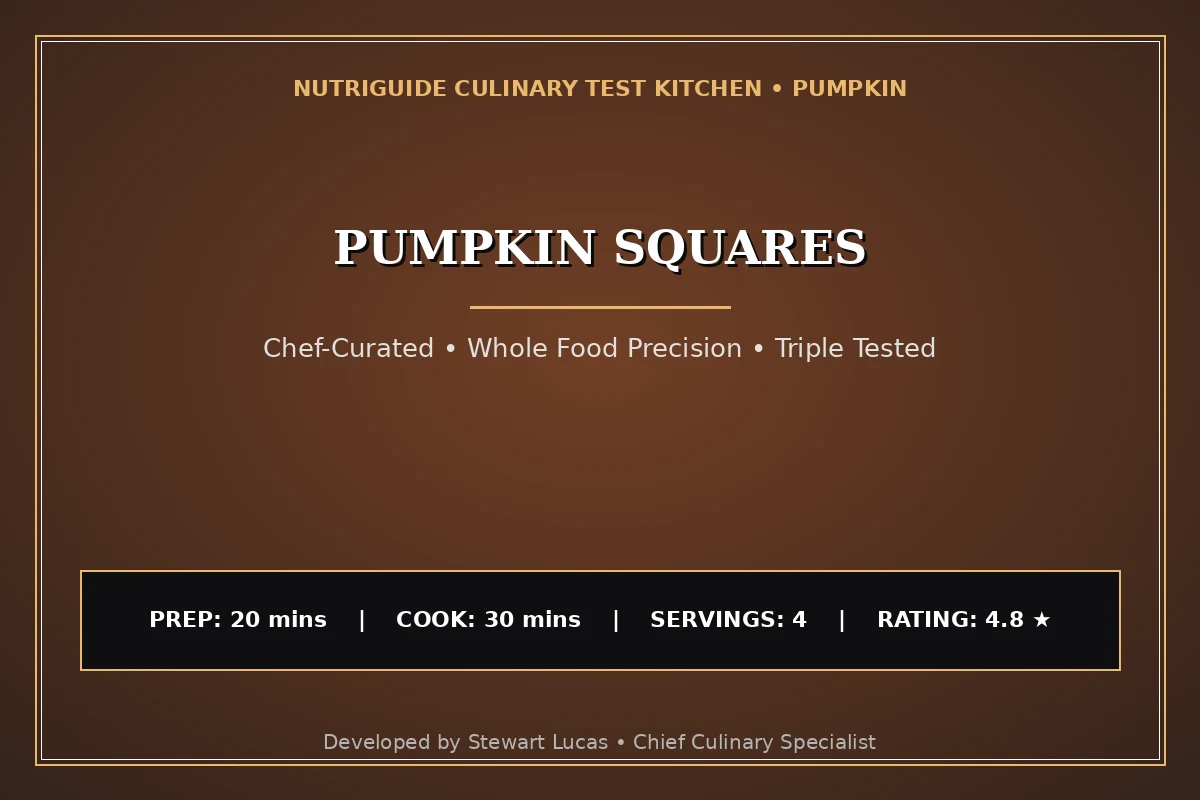 Pumpkin Squares