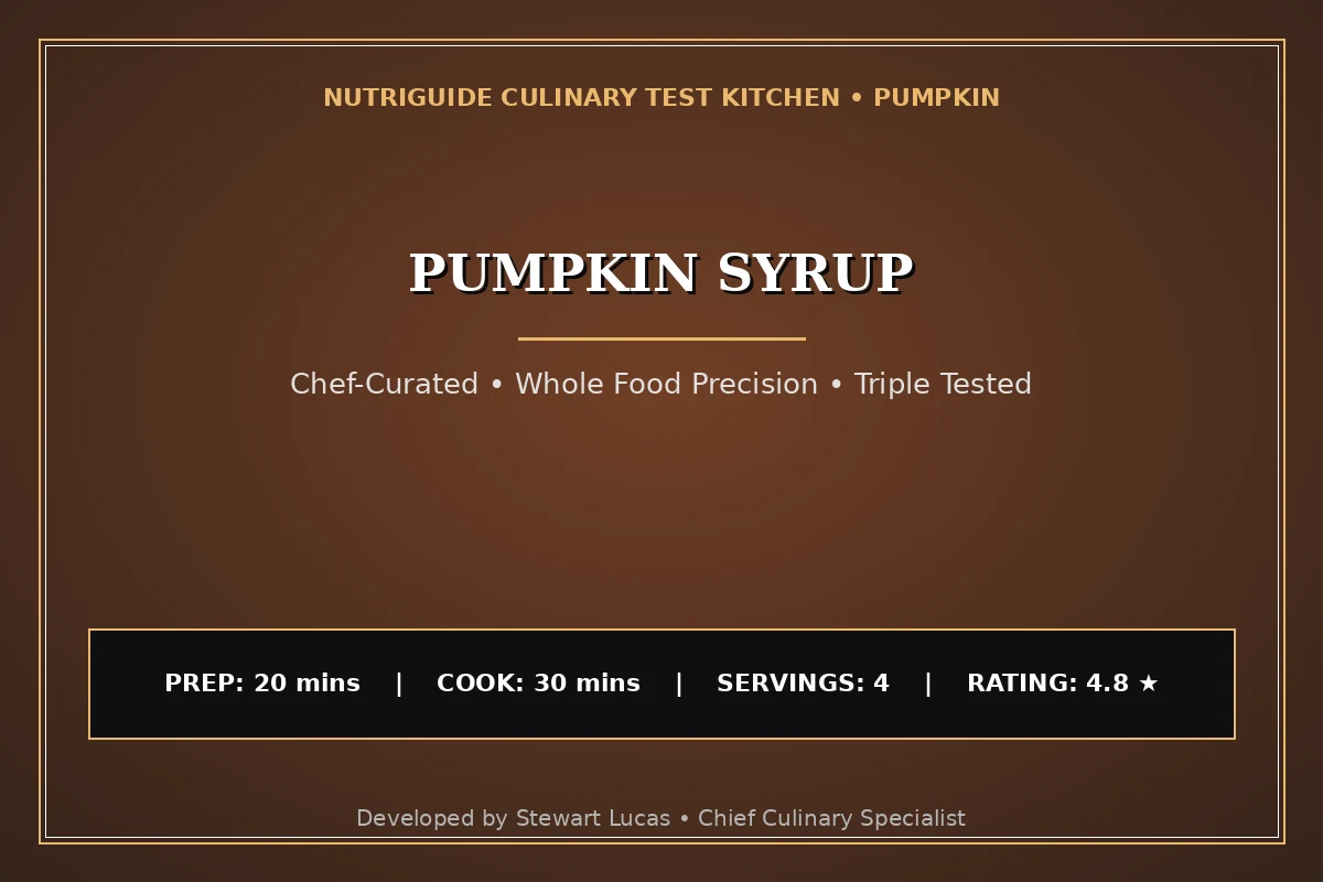 Pumpkin Syrup
