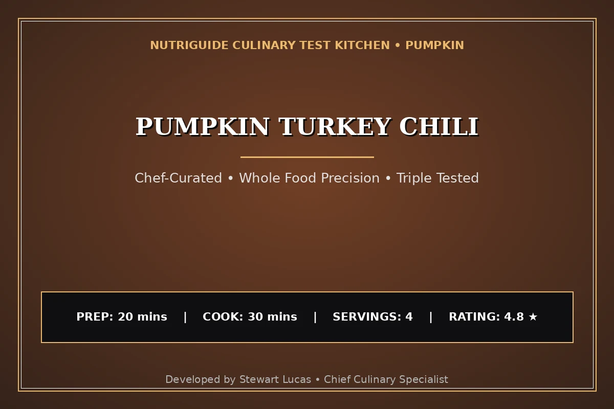 Pumpkin Turkey Chili