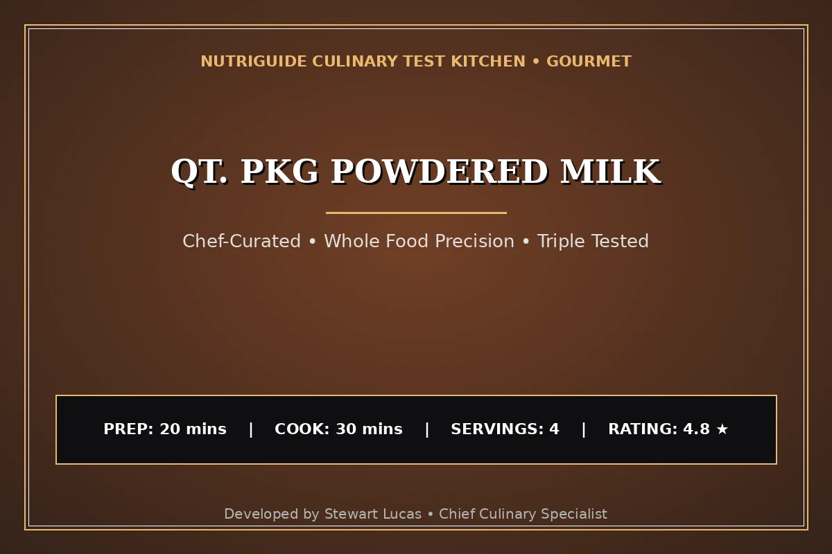 Qt. Pkg Powdered Milk