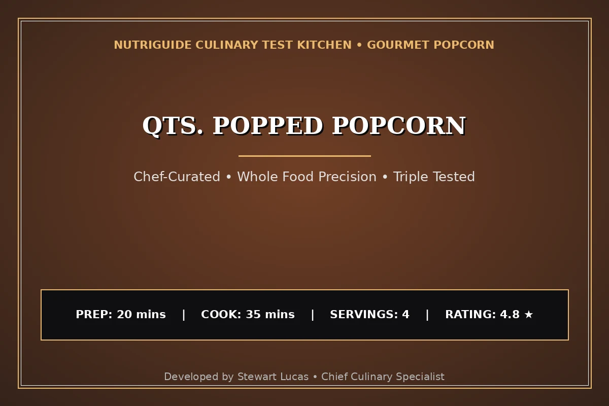 Qts. Popped Popcorn