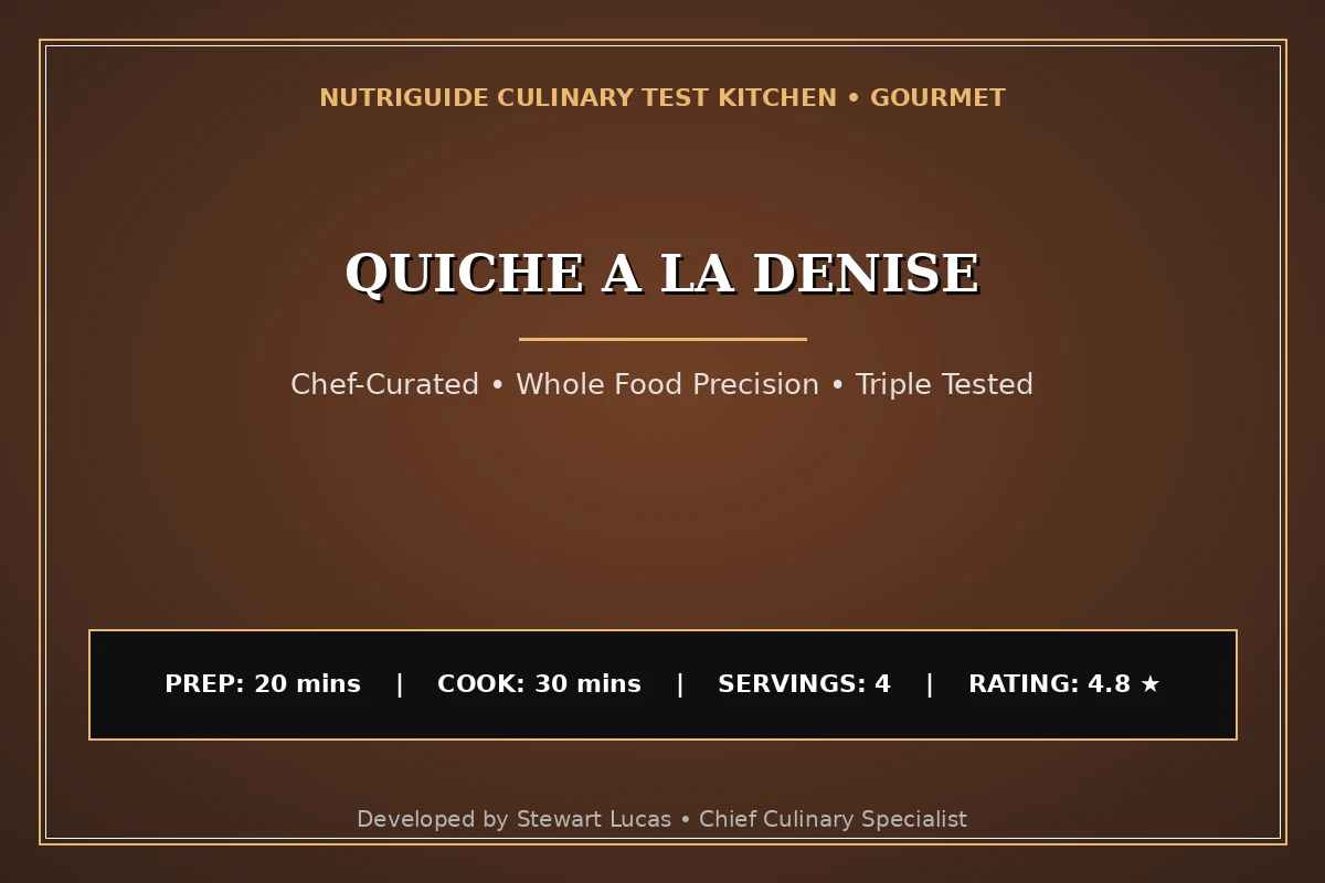 Quiche A La Denise