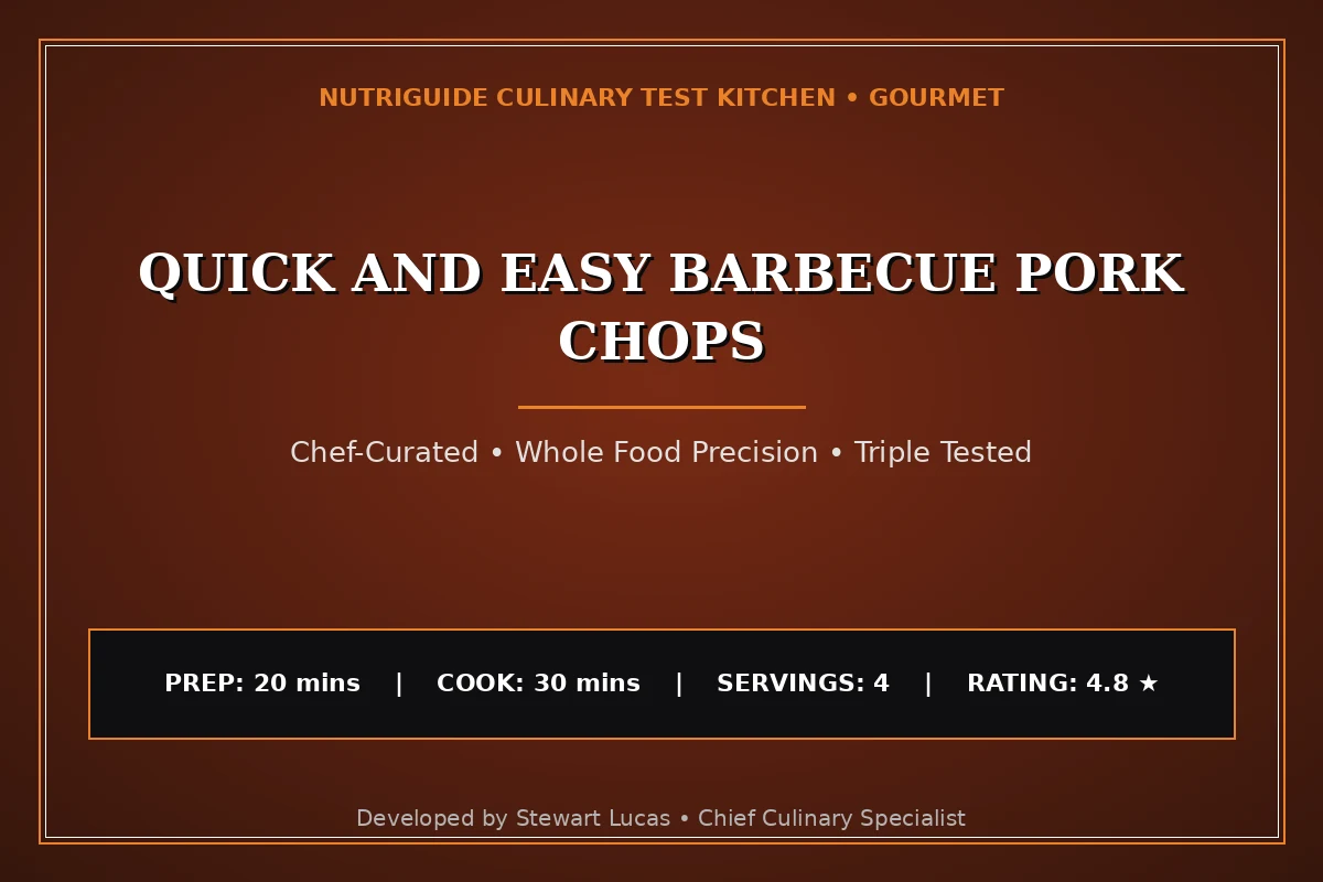 Quick And Easy Barbecue Pork Chops