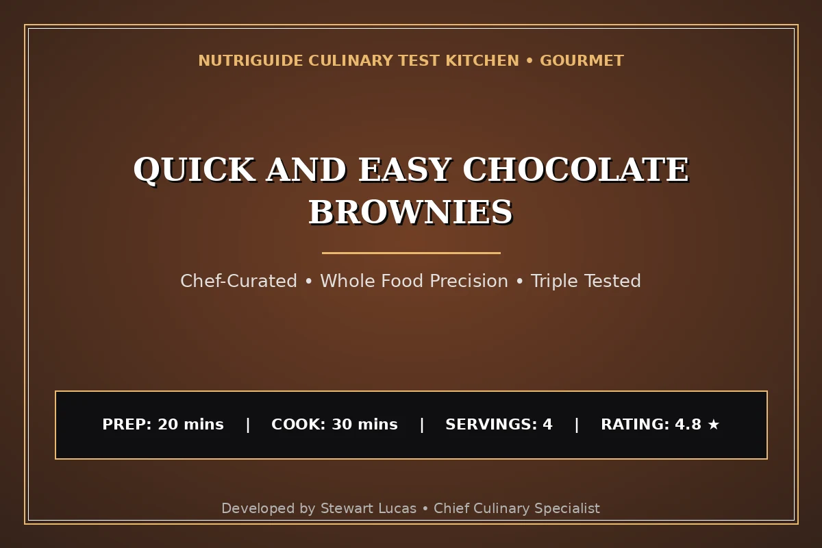 Quick And Easy Chocolate Brownies