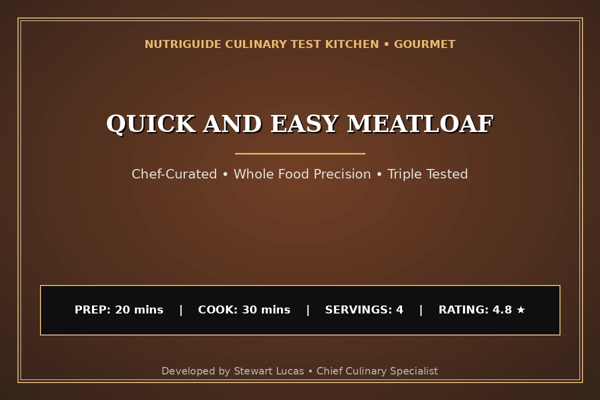 Quick And Easy Meatloaf