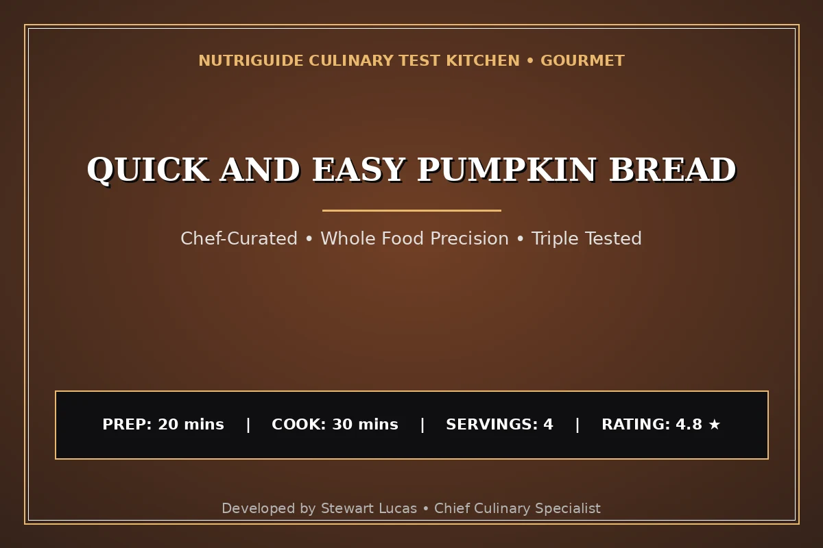 Quick And Easy Pumpkin Bread