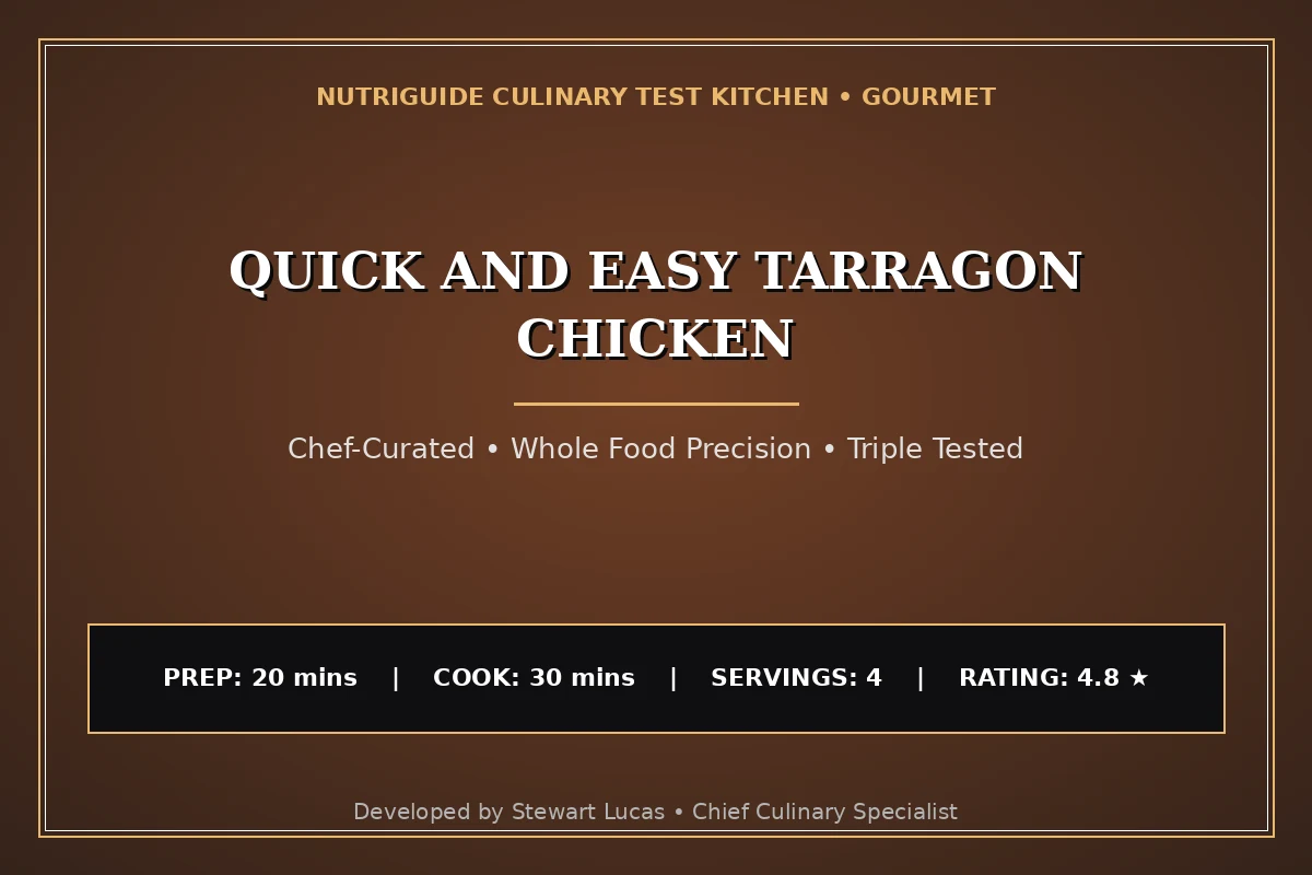 Quick And Easy Tarragon Chicken