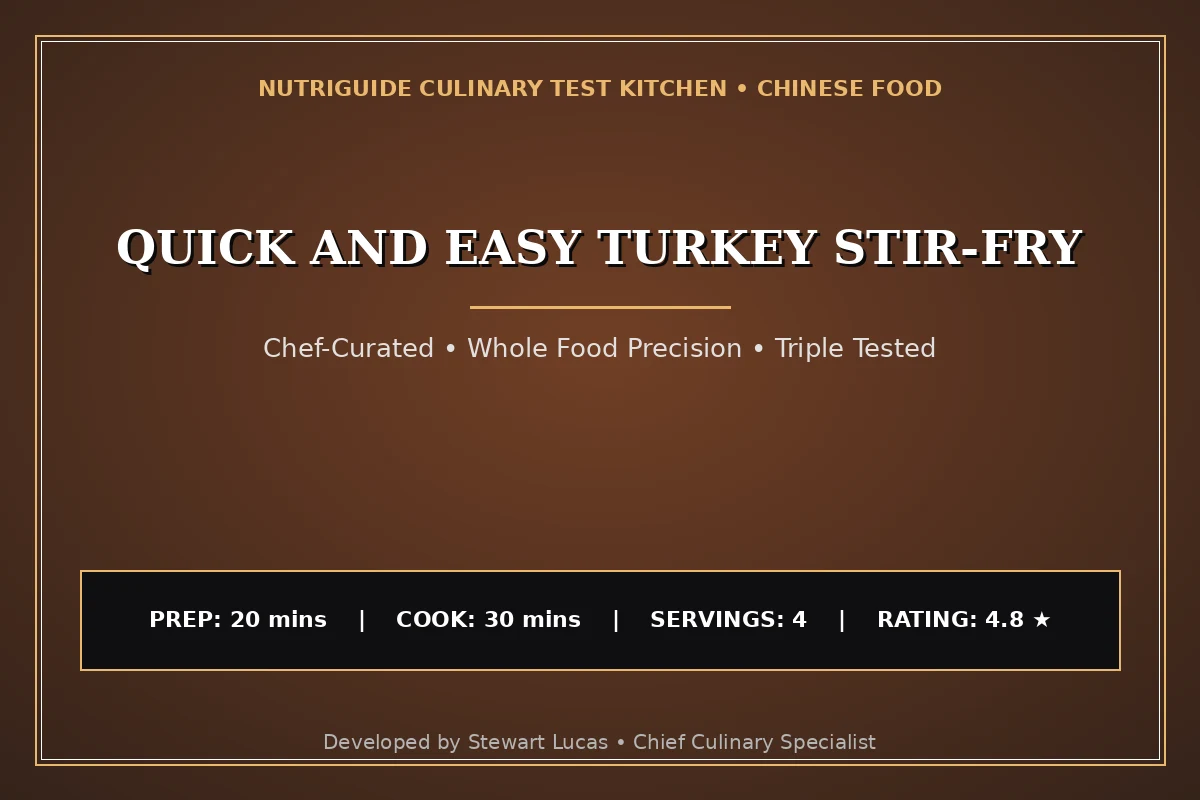 Quick And Easy Turkey Stir-Fry