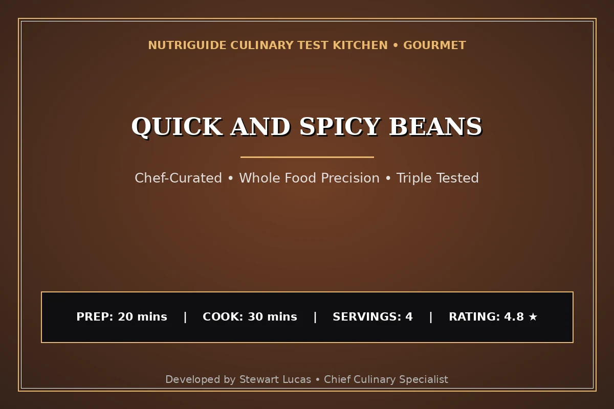 Quick And Spicy Beans
