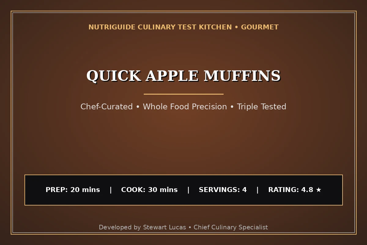 Quick Apple Muffins