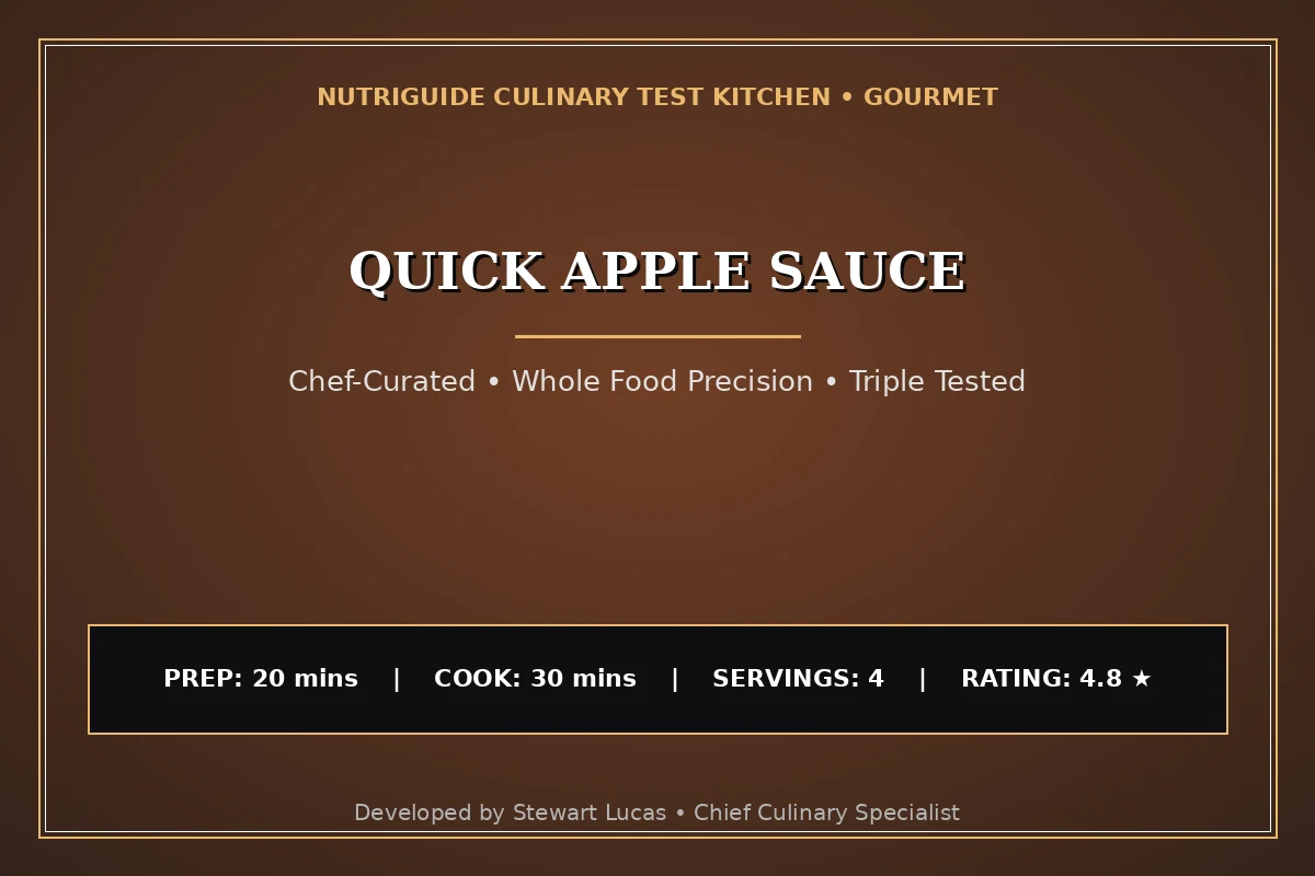 Quick Apple Sauce