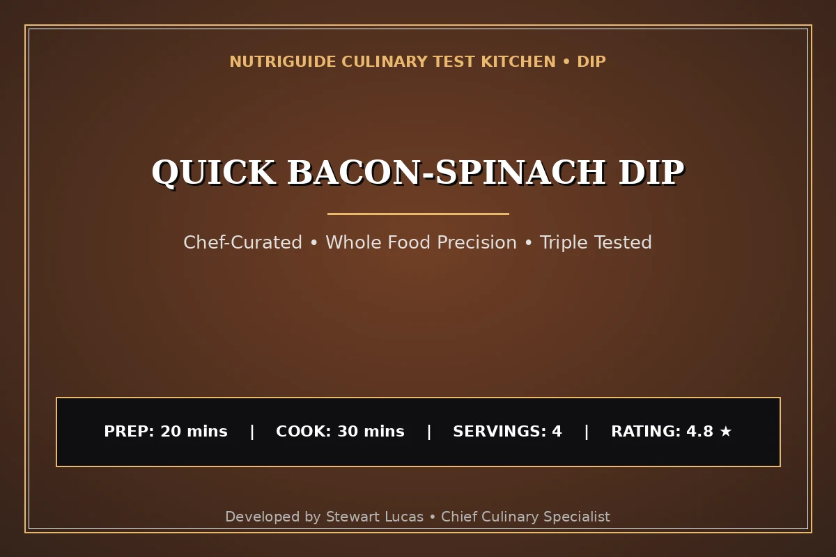 Quick Bacon-Spinach Dip