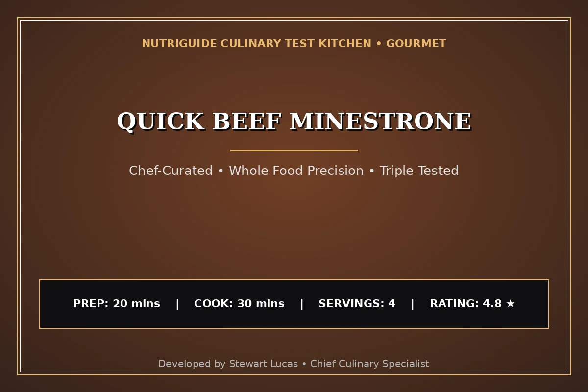 Quick Beef Minestrone