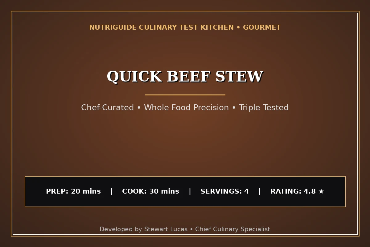 Quick Beef Stew