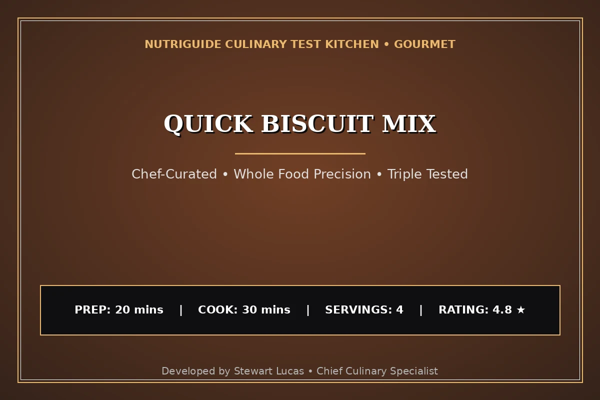 Quick Biscuit Mix