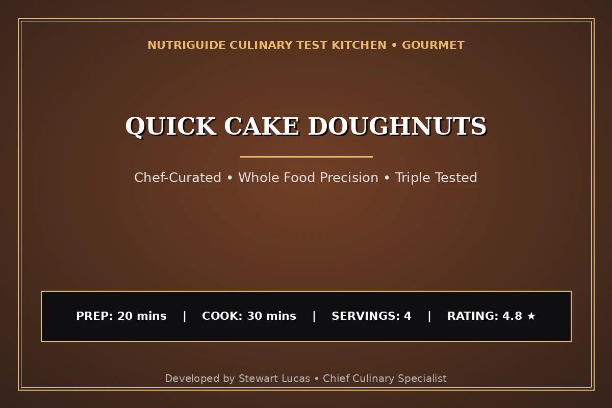 Quick Cake Doughnuts