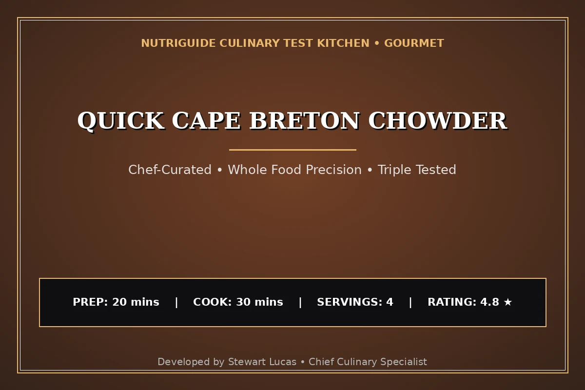 Quick Cape Breton Chowder