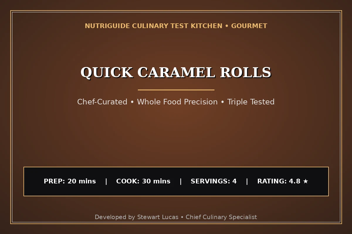 Quick Caramel Rolls