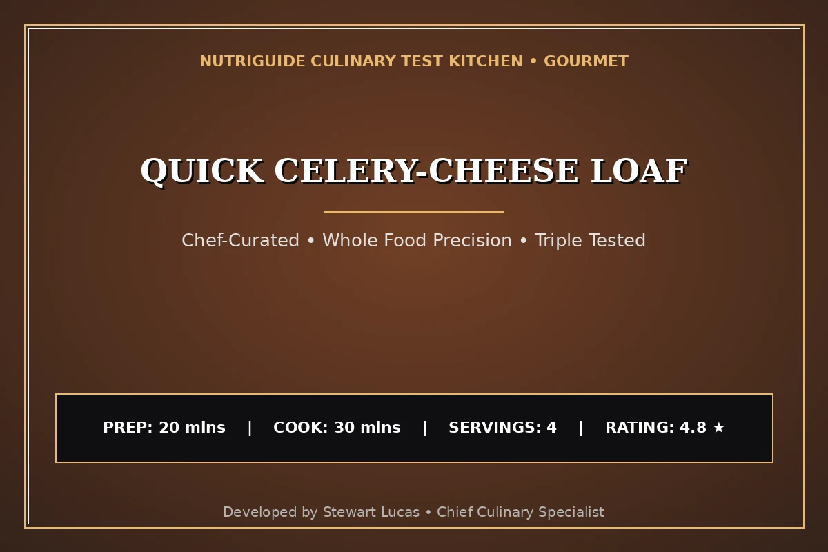 Quick Celery-Cheese Loaf