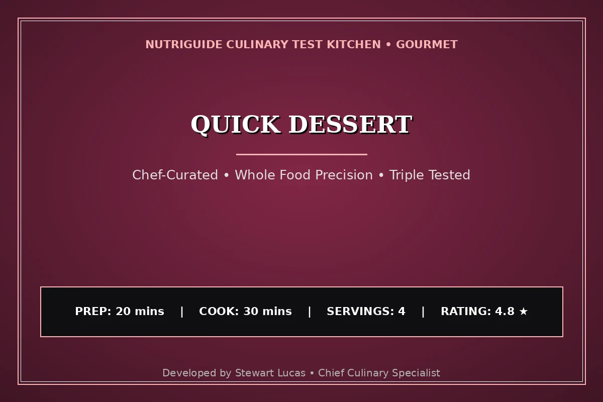 Quick Dessert