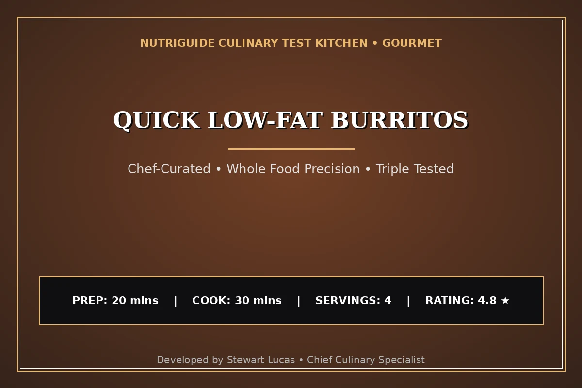 Quick Low-Fat Burritos