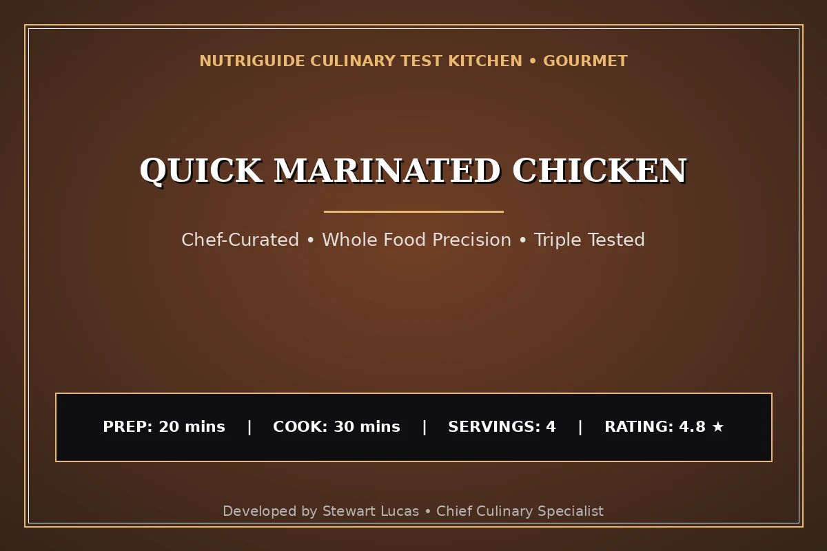 Quick Marinated Chicken