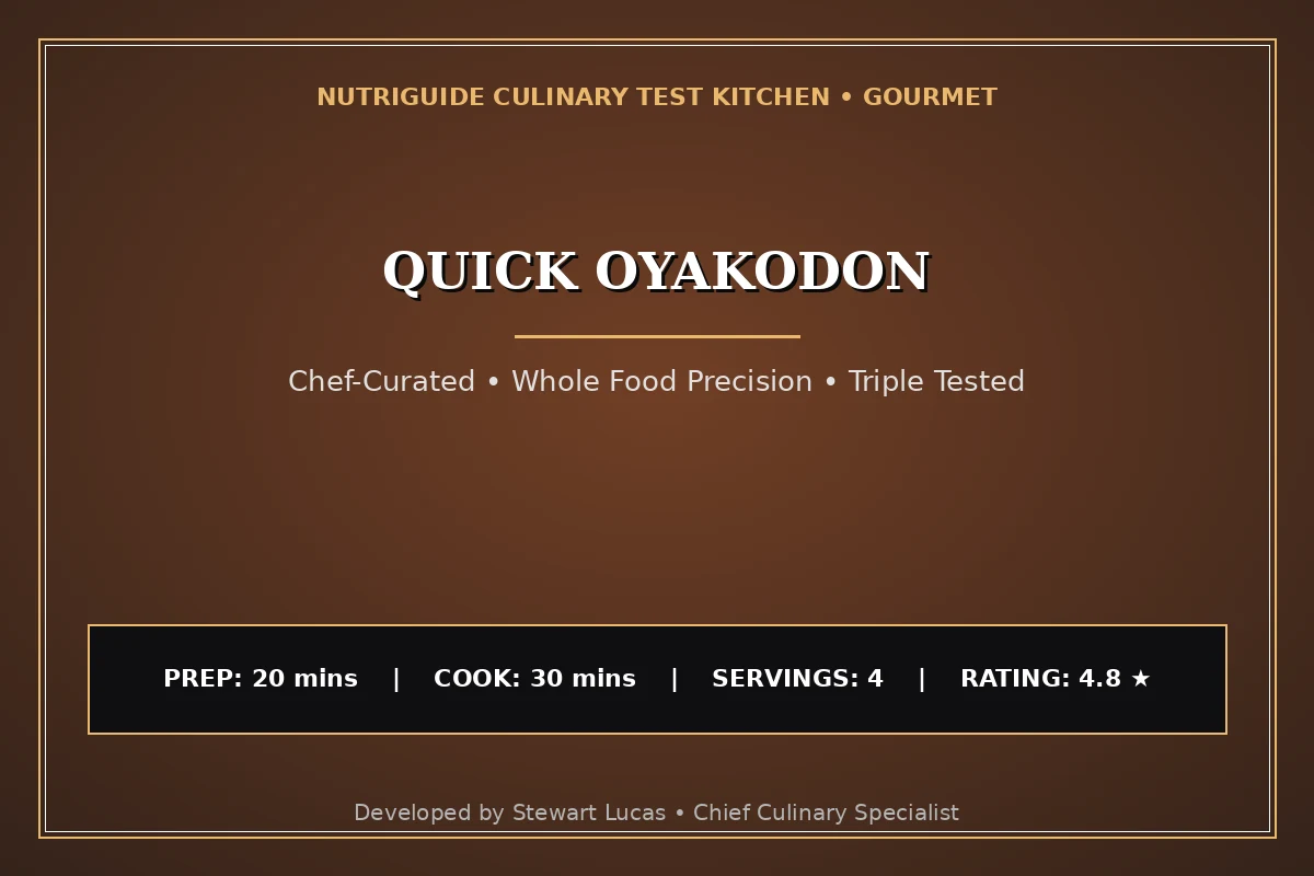 Quick Oyakodon