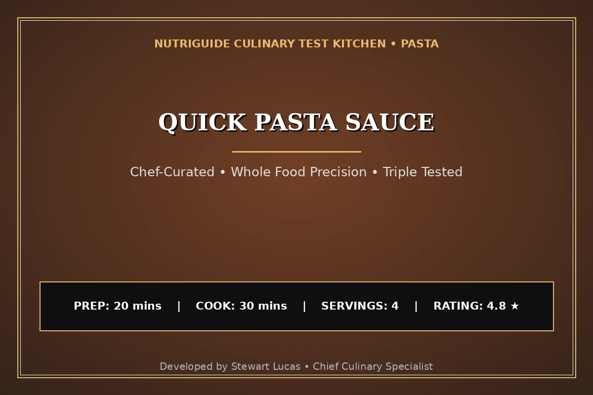 Quick Pasta Sauce