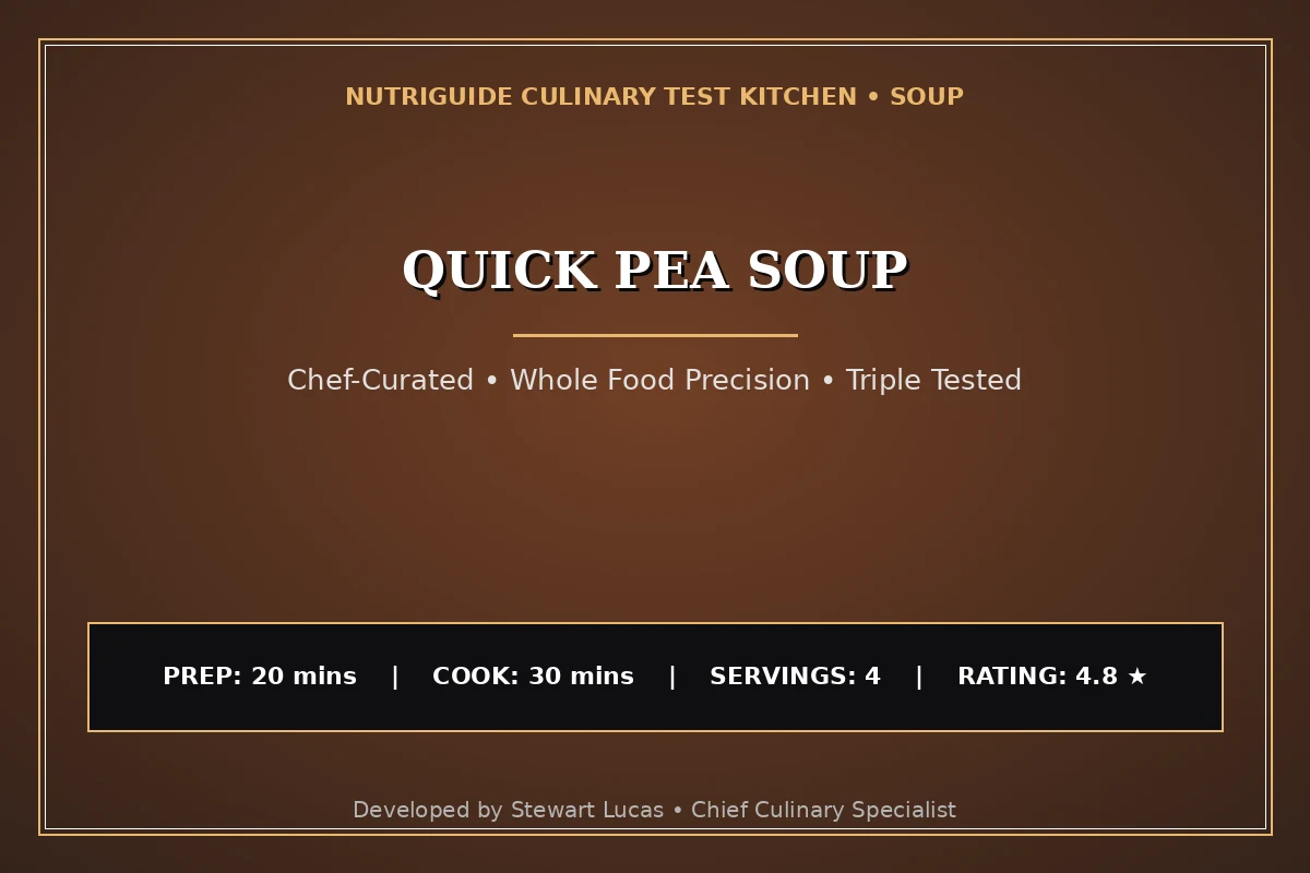 Quick Pea Soup