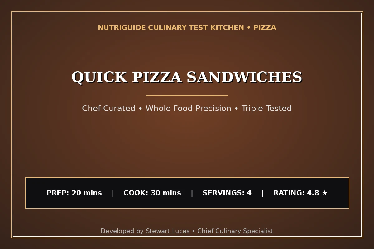 Quick Pizza Sandwiches