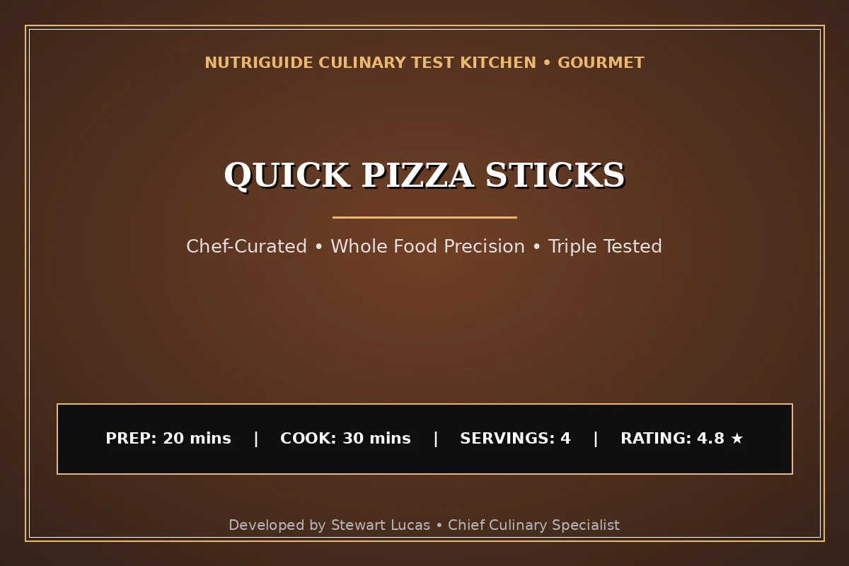 Quick Pizza Sticks