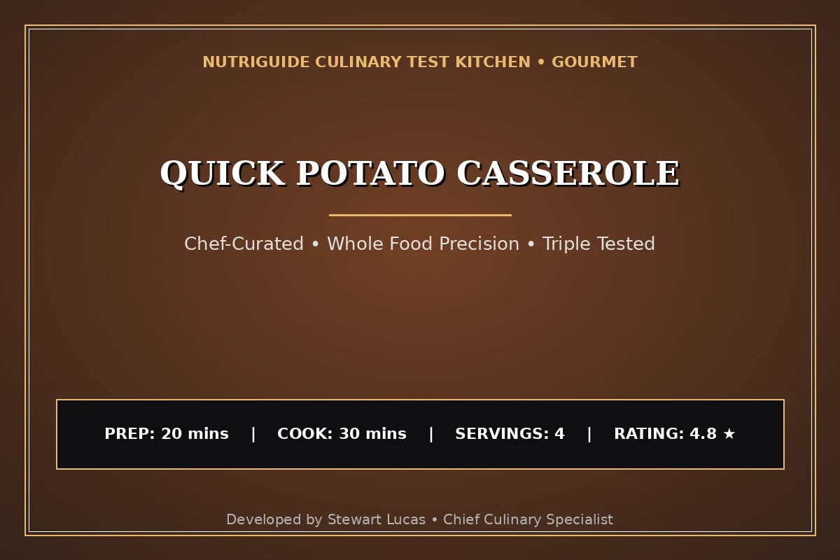 Quick Potato Casserole