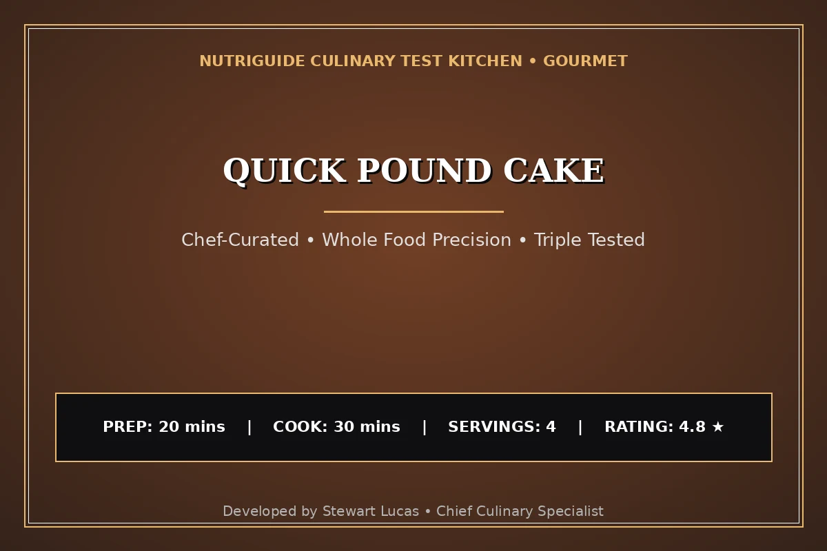 Quick Pound Cake