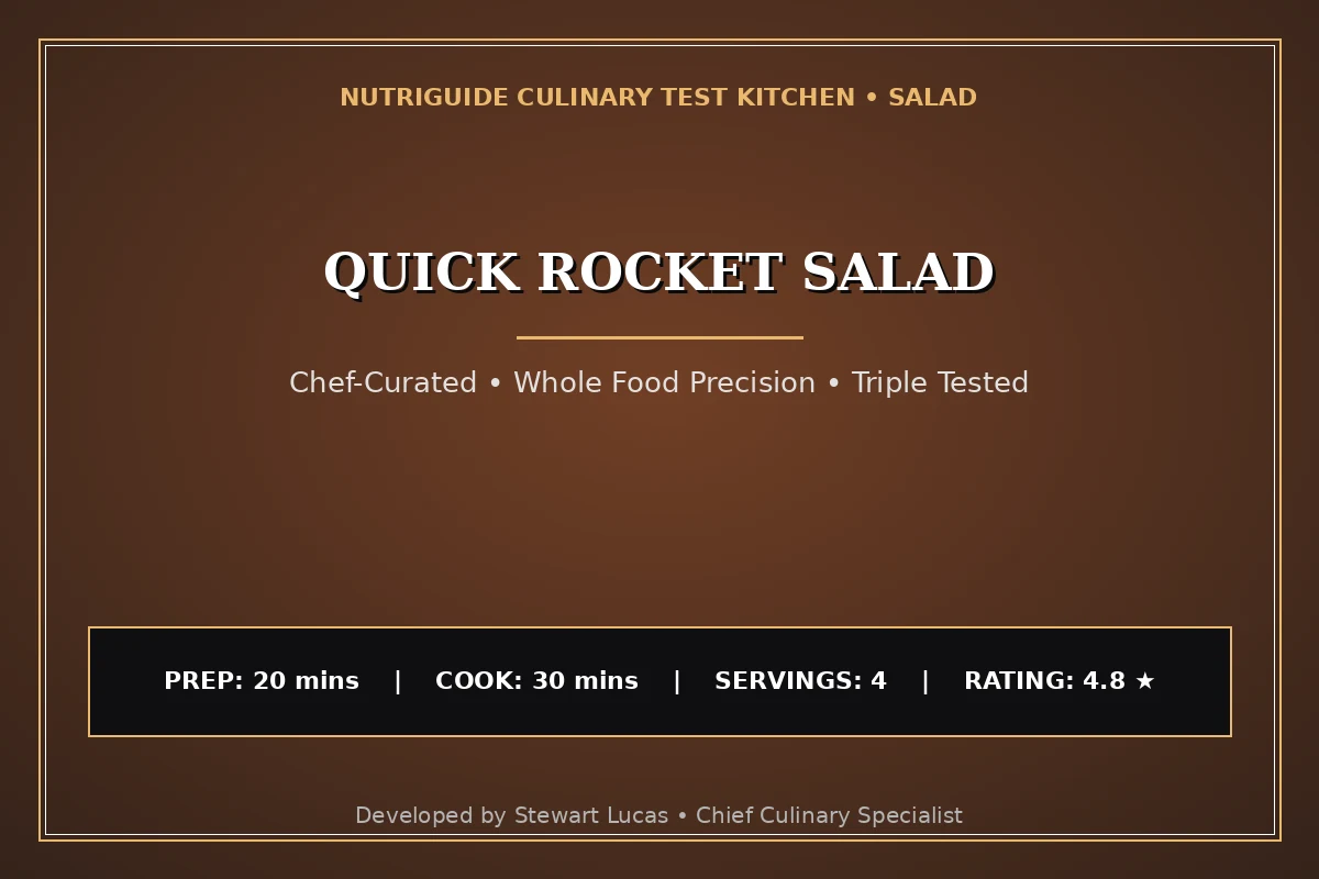 Quick Rocket Salad