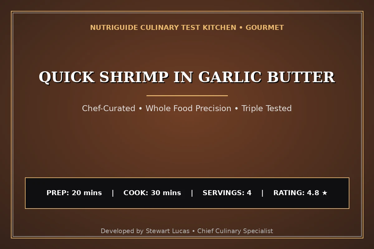 Quick Shrimp In Garlic Butter